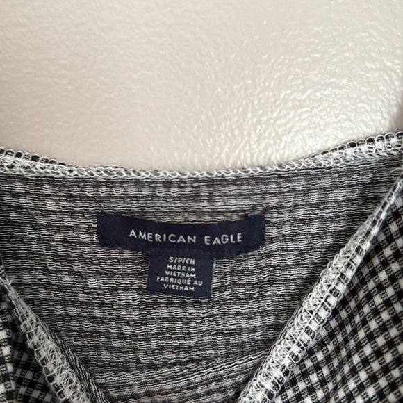 AE gingham print cropped tank - Picture 2 of 3